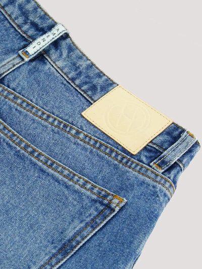 Shop Amendi Rosie Mom Jeans In Mid Blue