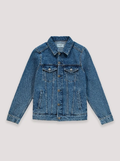 Shop Amendi Ivy Denim Jacket In Mid Blue