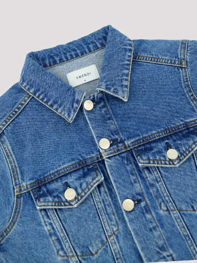 Amendi Ivy Denim Jacket In Mid Blue