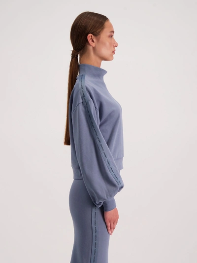 Shop Amendi Eva Sweatshirt In Slate Blue