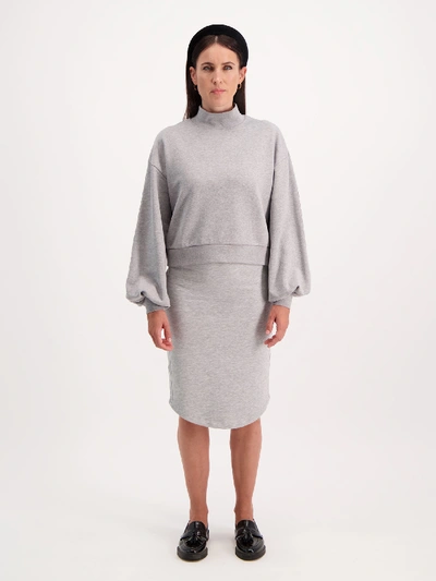 Shop Amendi Eva Sweatshirt In Grey Melange
