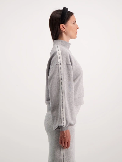 Shop Amendi Eva Sweatshirt In Grey Melange