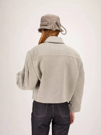 Shop Jacquemus La Veste Albi Light Brown In Grey