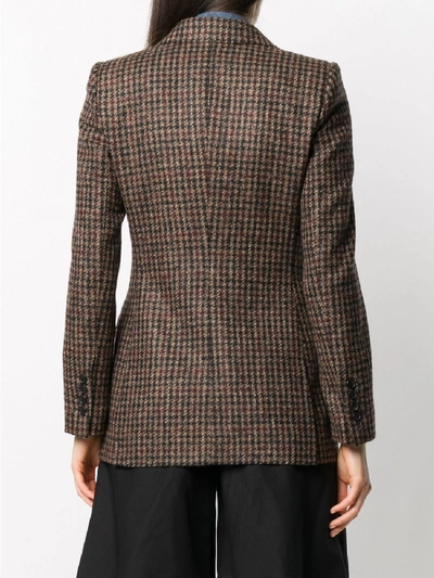 Shop Dolce & Gabbana Tartan Print Jacket In Multicolor