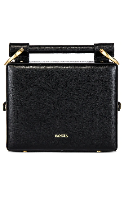 Shop Sancia The Janou Box Bag In Black