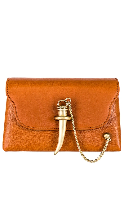 Shop Sancia The Anouk Tooth Bag In Tan