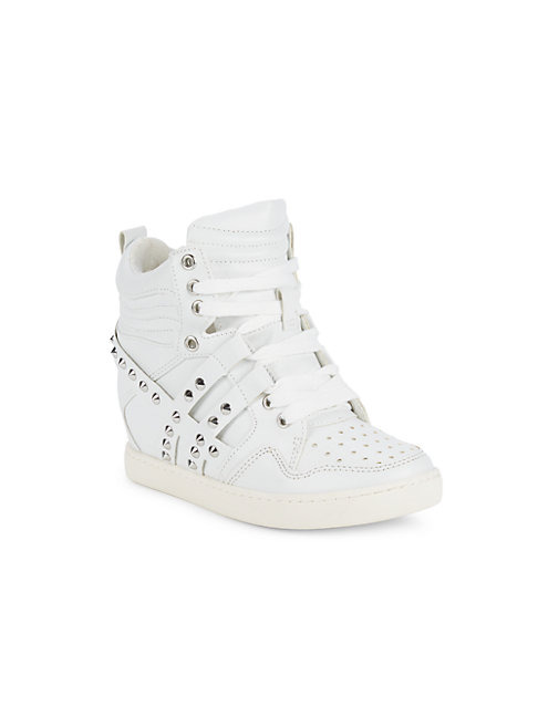 high top hidden wedge sneakers