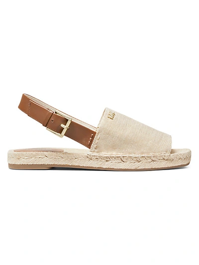 Michael Kors Fisher Espadrille Sandals In Pale Gold | ModeSens