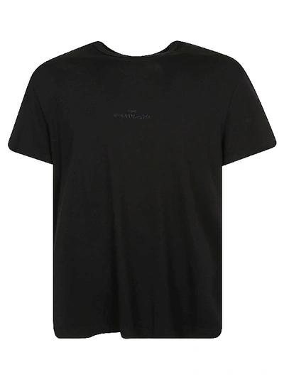 Shop Maison Margiela Round Neck T-shirt In Black