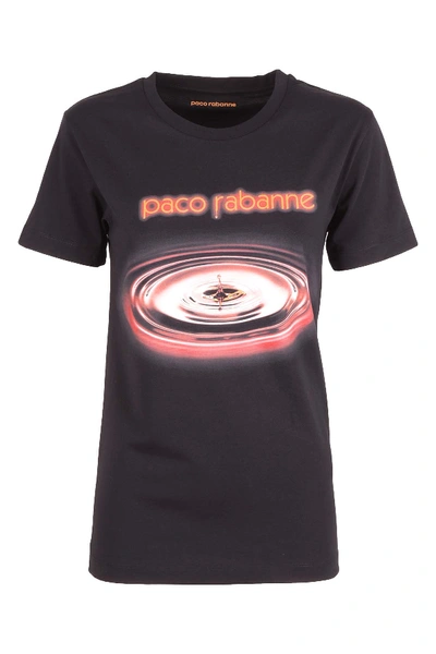 Shop Rabanne T-shirt In Nero