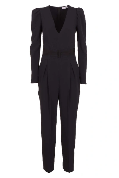 Shop Red Valentino Jumpsuit In No Nero