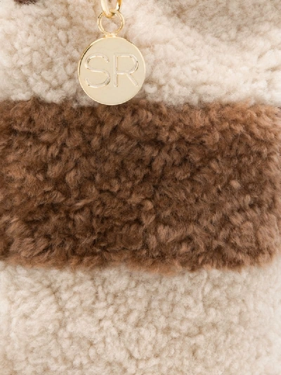 Shop Simonetta Ravizza Furrissima Elle Shearling Tote In Neutrals