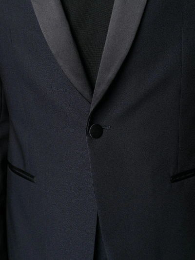 Shop Z Zegna Fitted Two-piece Suit In Blue