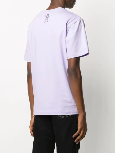 Shop Pleasures Return Basic T-shirt In Purple