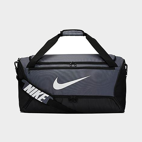 grey nike duffel bag
