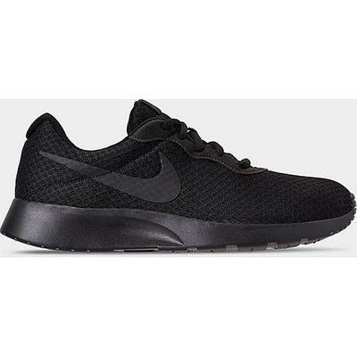 Shop Nike Men's Tanjun Casual Shoes In Black/anthracite