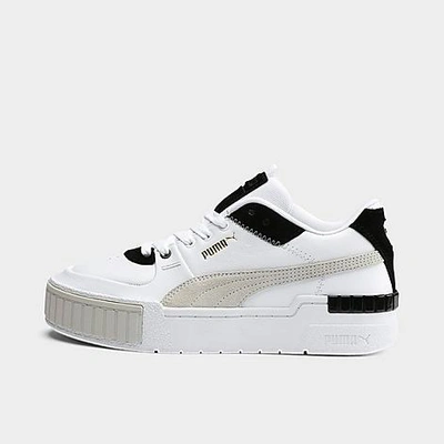 Puma Cali Sport Mix Low Top Sneakers In White- Black | ModeSens