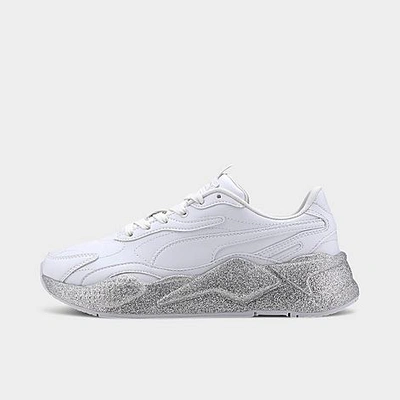 Shop Puma Women's Rs-x³ Glitz Casual Shoes In White