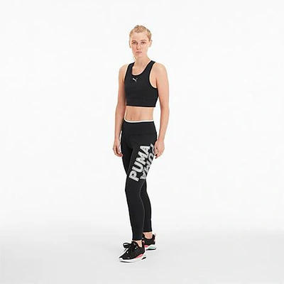Shop Puma Women's Modern Sports Fold Up Leggings In Black