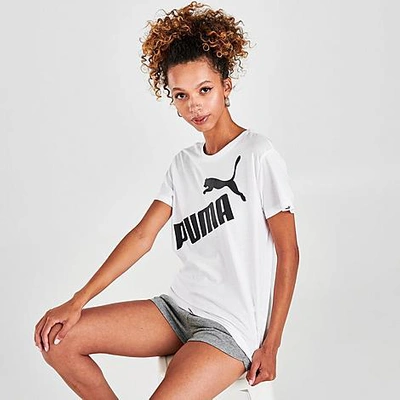 Shop Puma Women's Offset T-shirt In White