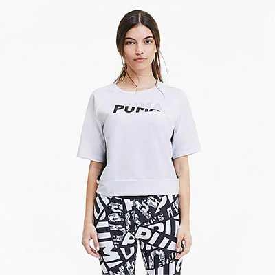 Shop Puma Women's Modern Sports Sweat T-shirt In White