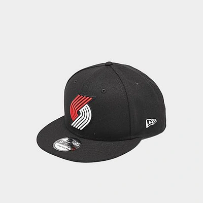 Shop New Era Portland Trail Blazers Nba 9fifty Snapback Hat In Black