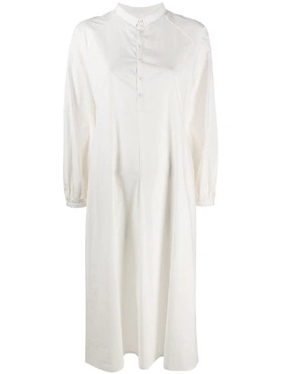 Shop Toogood Botanist Cotton Shirt Dress In White