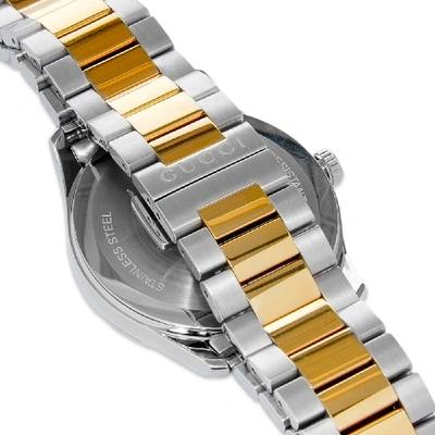 Shop Gucci Timeless Bee Watch In Silver