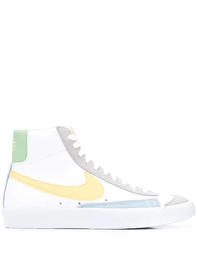 Shop Nike Blazer Mid '77 High-top Sneakers In White