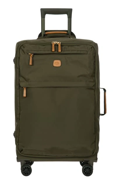Shop Bric's X-bag 25-inch Spinner Suitcase In Olive