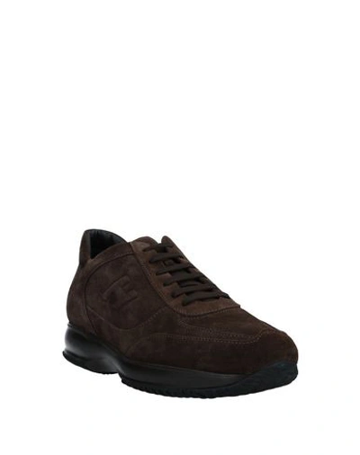Hogan Sneakers In Brown