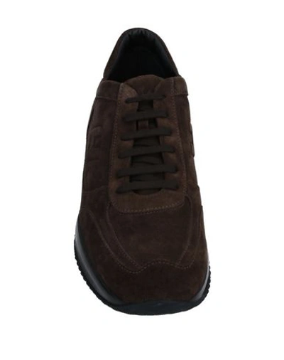 Hogan Sneakers In Brown