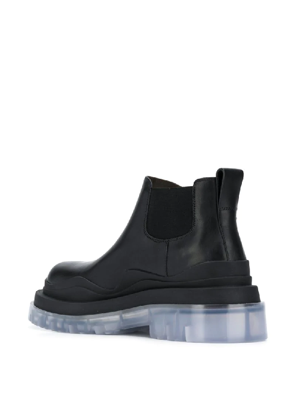 Bottega Transparentsole Chunky Ankle Boots In