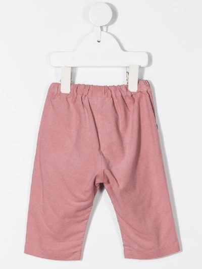 Shop Bonpoint Corduroy Cotton Trousers In Pink