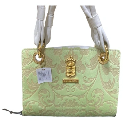 Pre-owned De Grisogono Pony-style Calfskin Handbag In Green