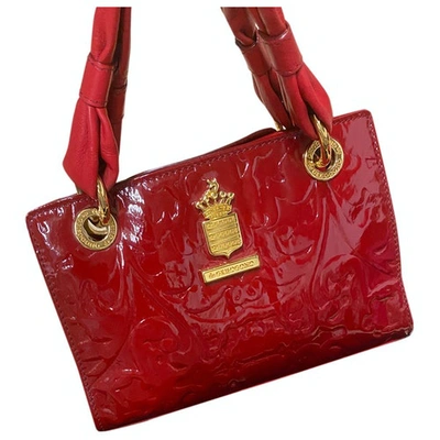 Pre-owned De Grisogono Red Patent Leather Handbag