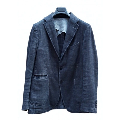 Pre-owned Fendi Blue Cashmere Jacket
