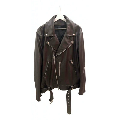 Pre-owned Acne Studios Brown Leather Jacket
