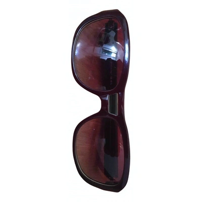 Pre-owned Romeo Gigli Burgundy Sunglasses