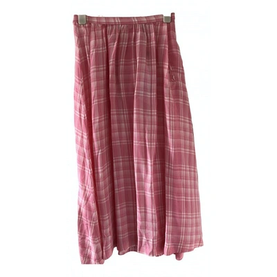 Pre-owned Rosie Assoulin Mid-length Skirt In Pink