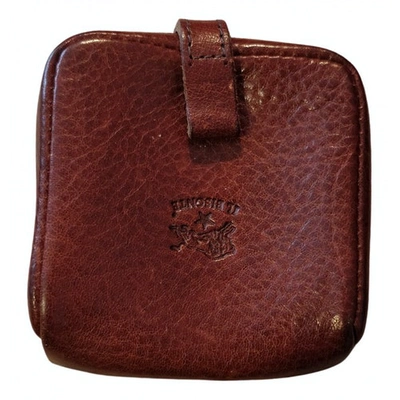 Pre-owned Il Bisonte Brown Exotic Leathers Wallet