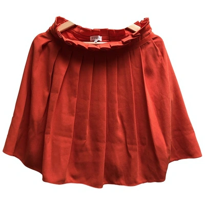 Pre-owned Claudie Pierlot Red Skirt