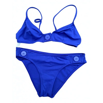 Pre-owned Eres Blue Cotton - Elasthane Swimwear