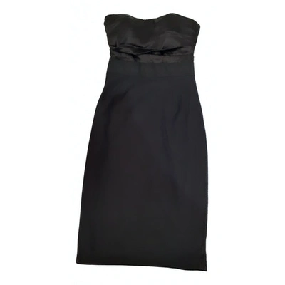 Pre-owned Elisabetta Franchi Mid-length Dress In Black