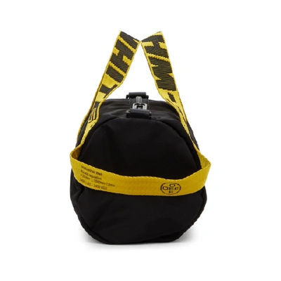 Shop Off-white Black Nylon Baby Duffle Bag