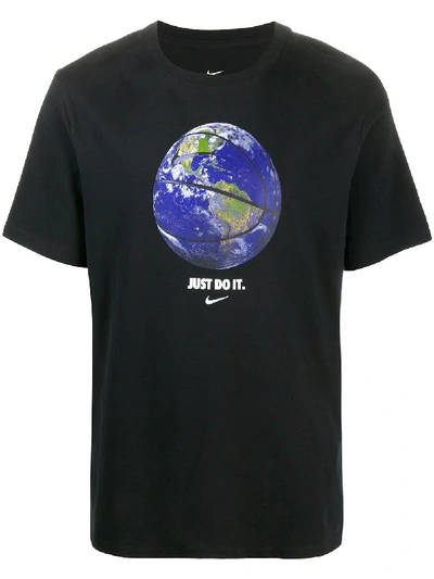 Shop Nike Just Do It T-shirt In Black