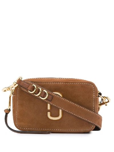 Shop Marc Jacobs The Softshot Crossbody Bag In Brown