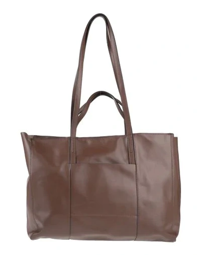Shop Gianni Chiarini Shoulder Bag In Cocoa