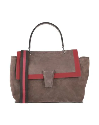 Shop Gianni Chiarini Handbags In Khaki