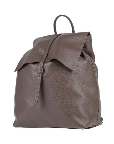 Shop Caterina Lucchi Backpacks & Fanny Packs In Brown